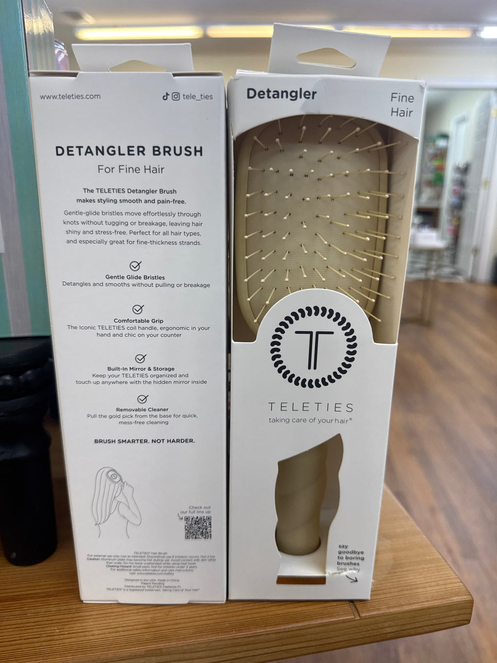 Teleties brush - FINE hair detangler