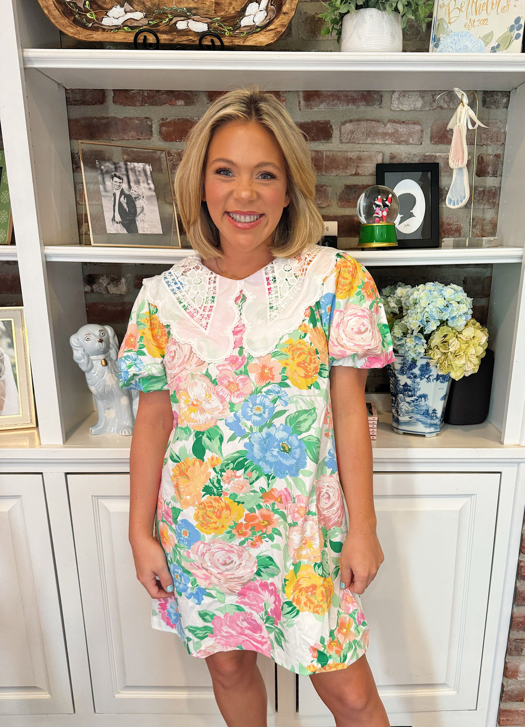 Petals & pastel dress