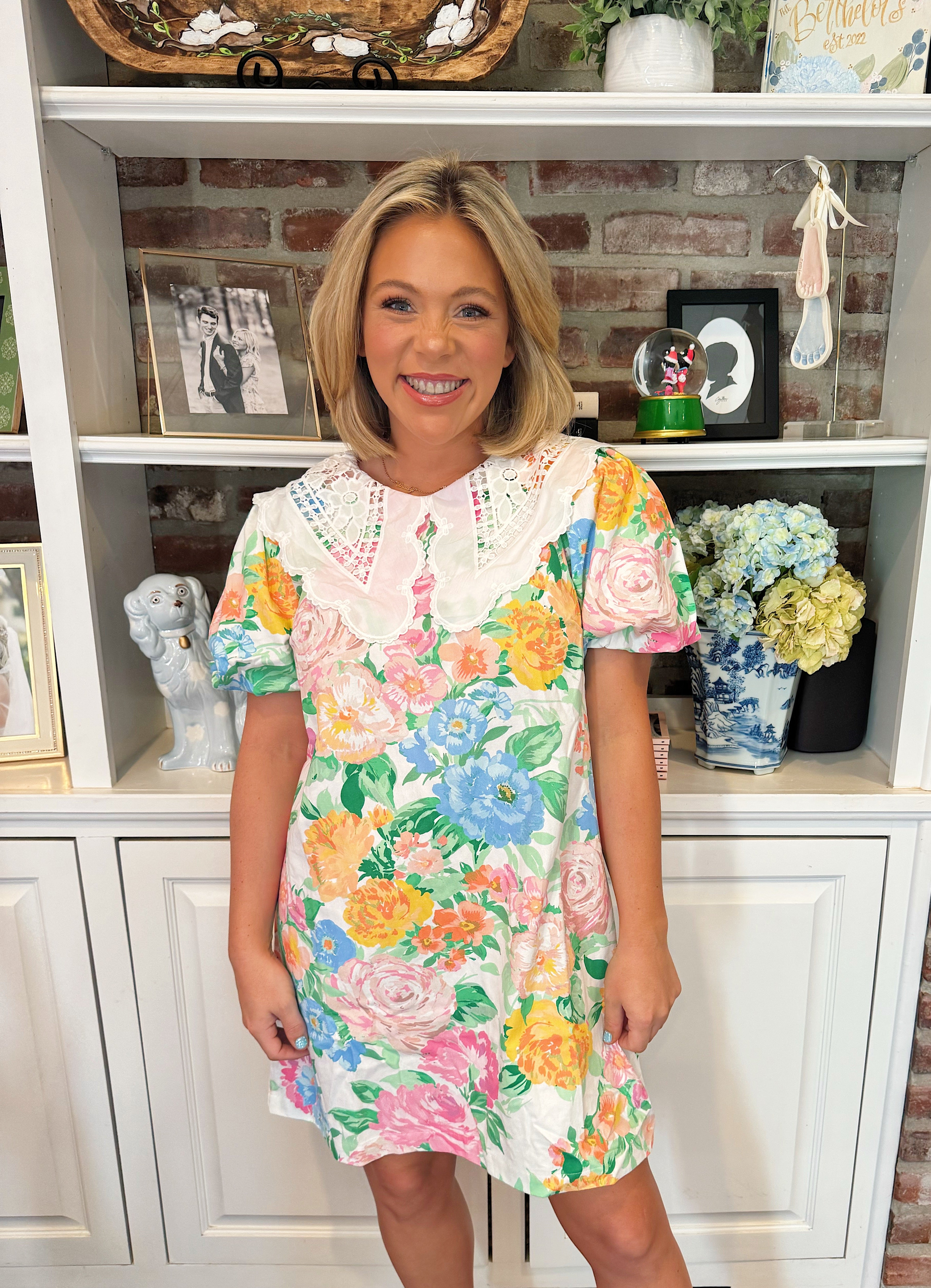 Petals & pastel dress