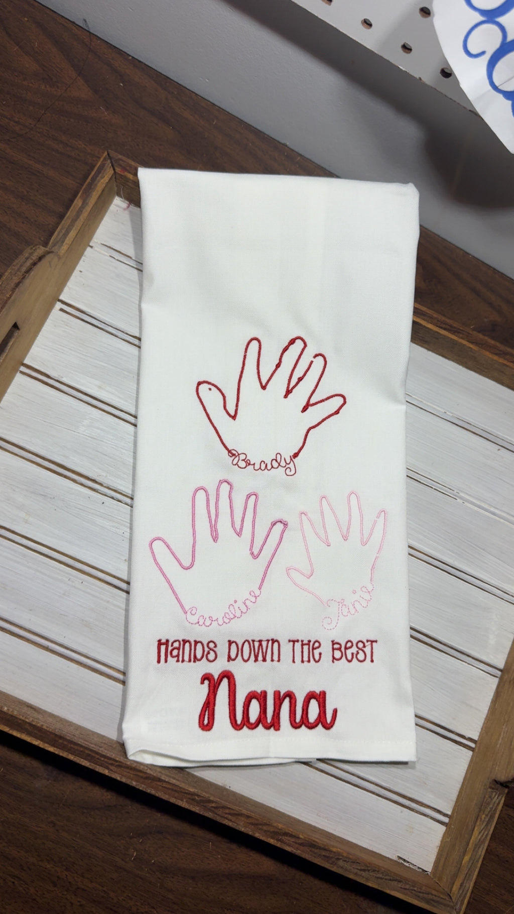 Custom hand towel