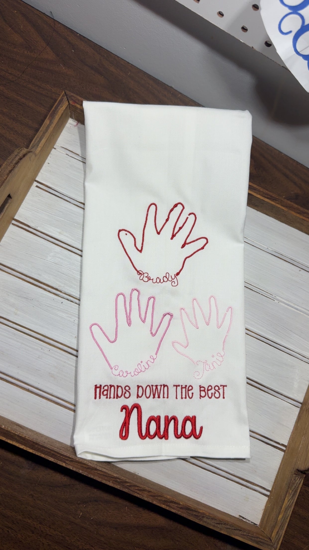 Custom hand towel