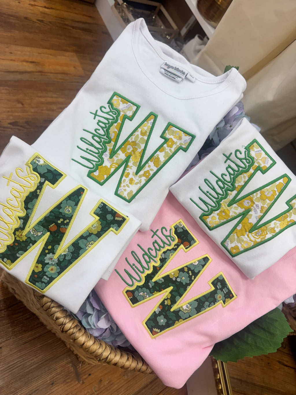 Monogramed Silliman spirit shirt