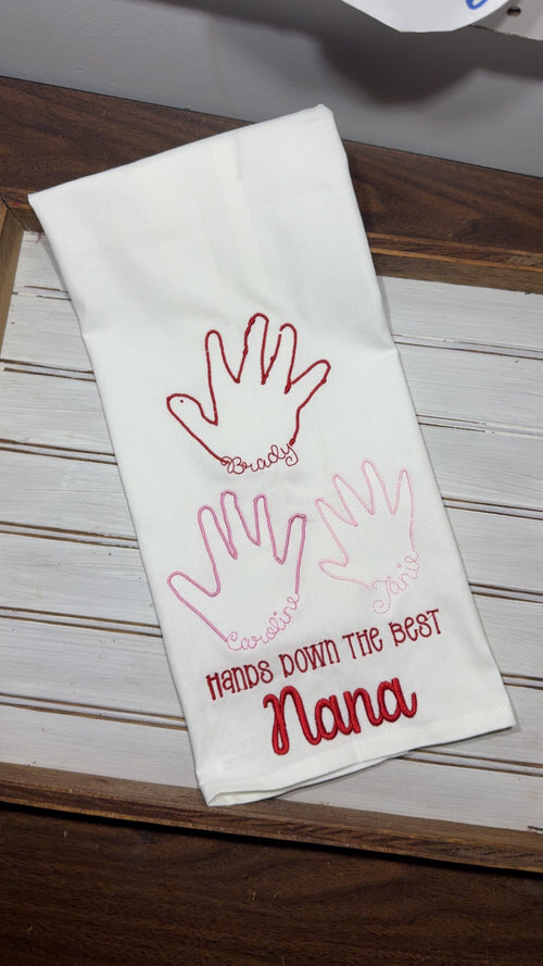 Custom hand towel