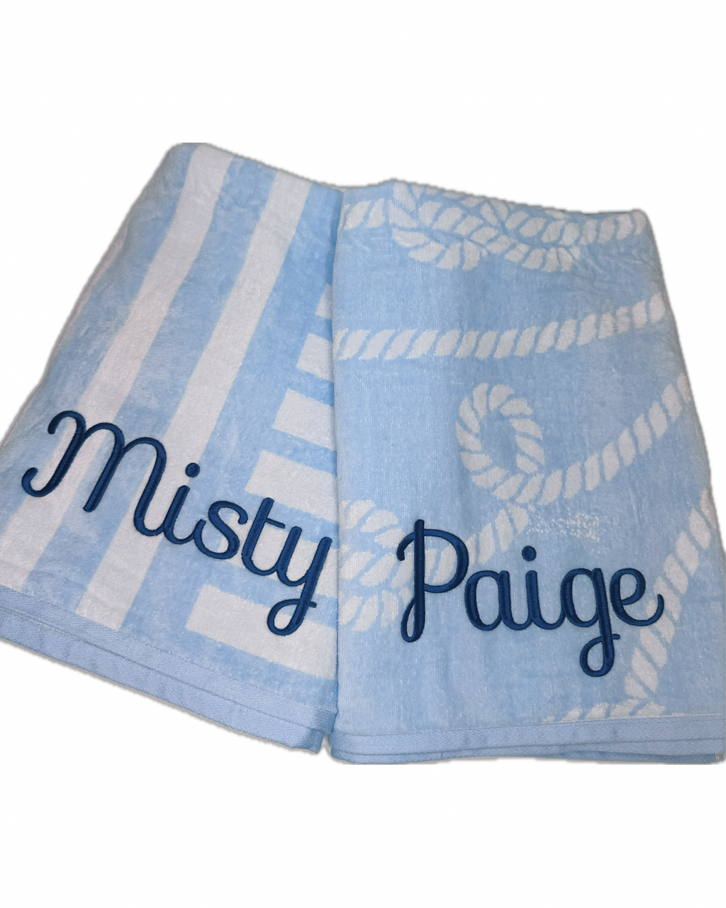 Monogramed beach towel☀️