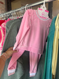 Pink sweat set 2T