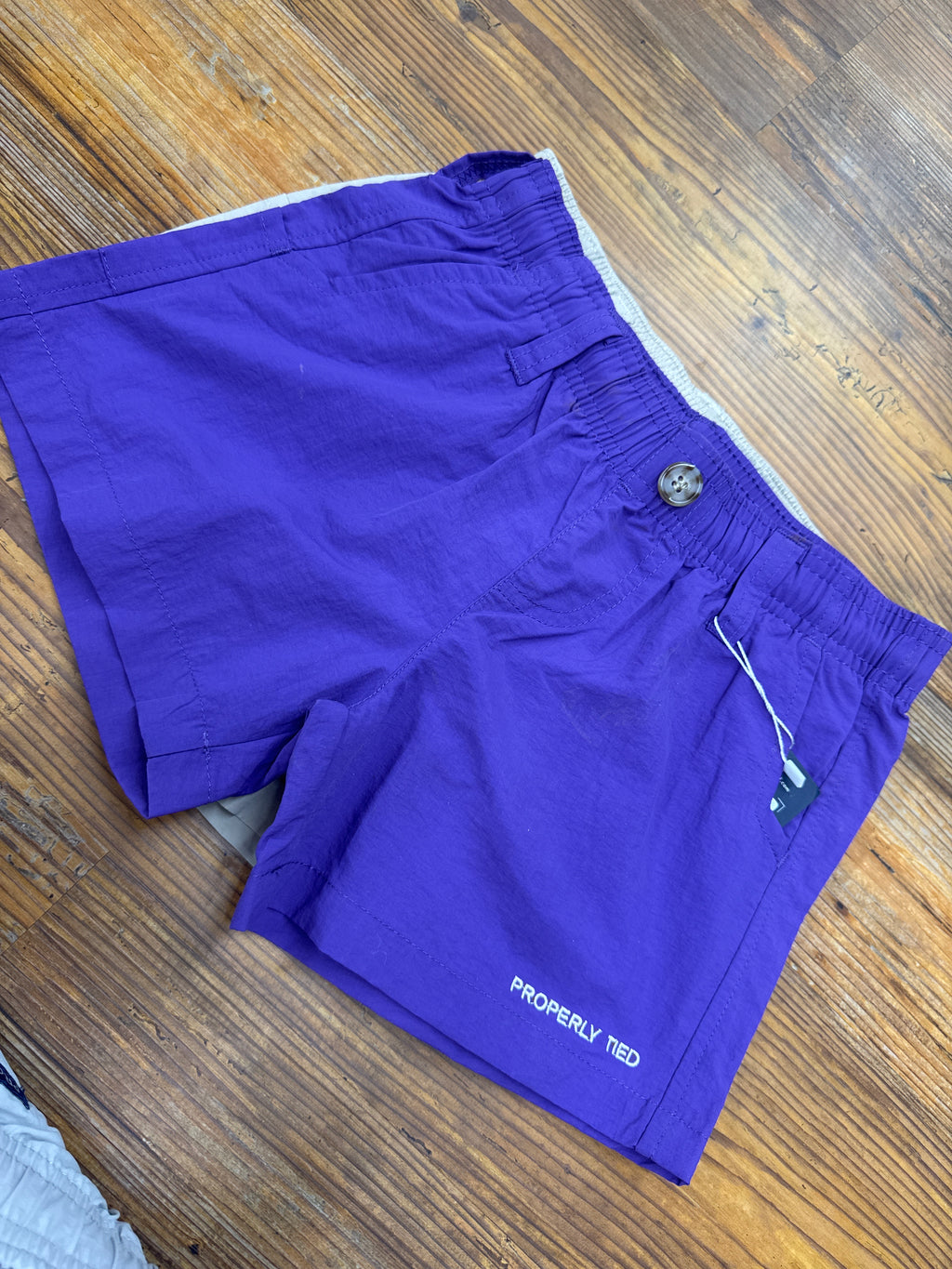Properly tied SOLID mallard shorts