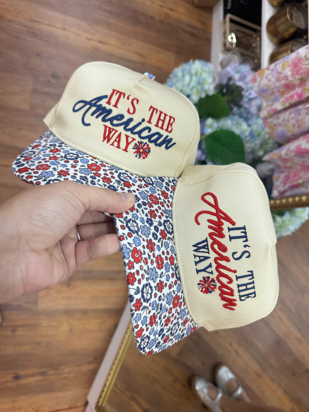 Personalized monogramed hats