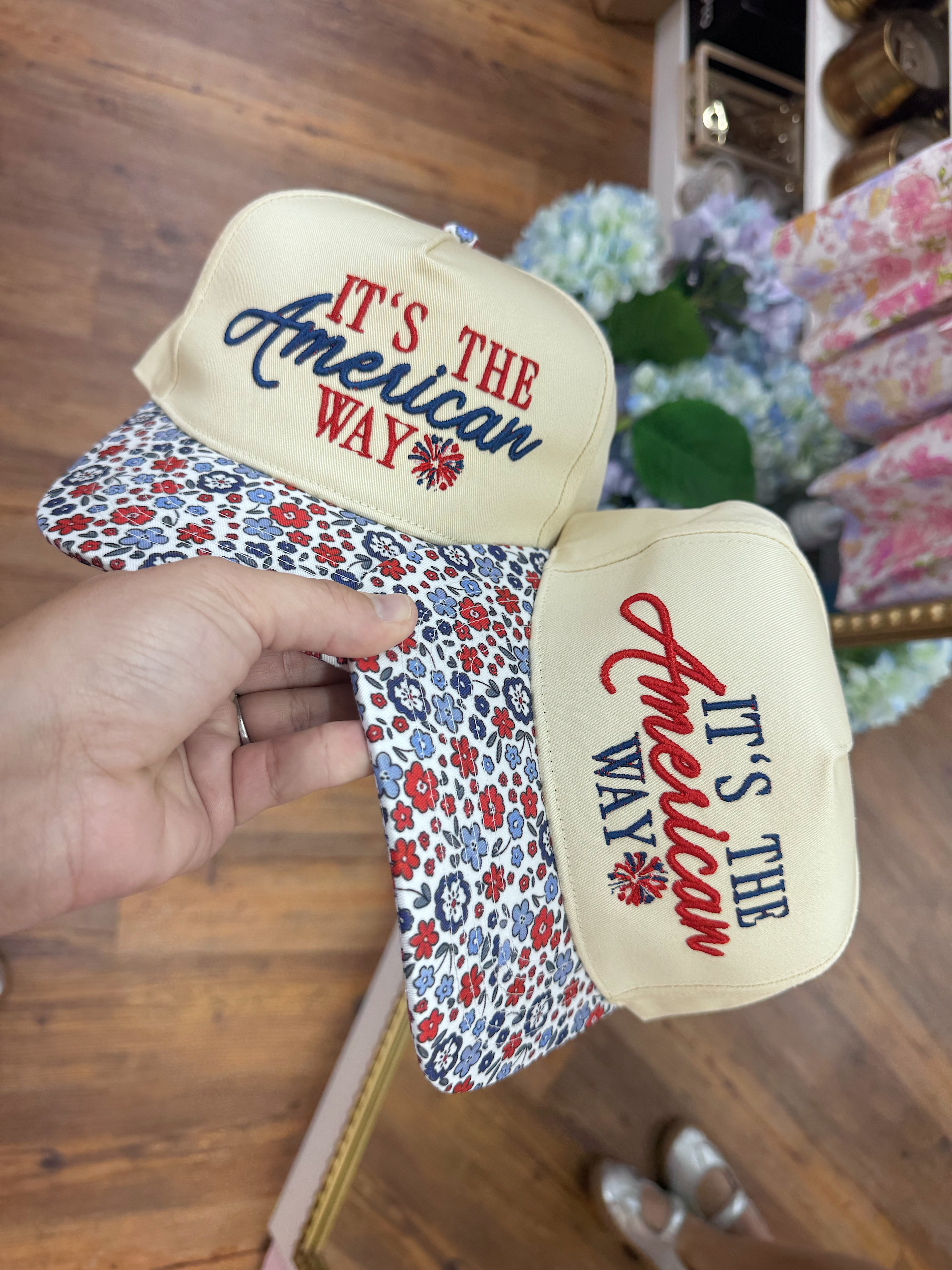 Personalized monogramed hats