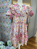 Pink floral dress