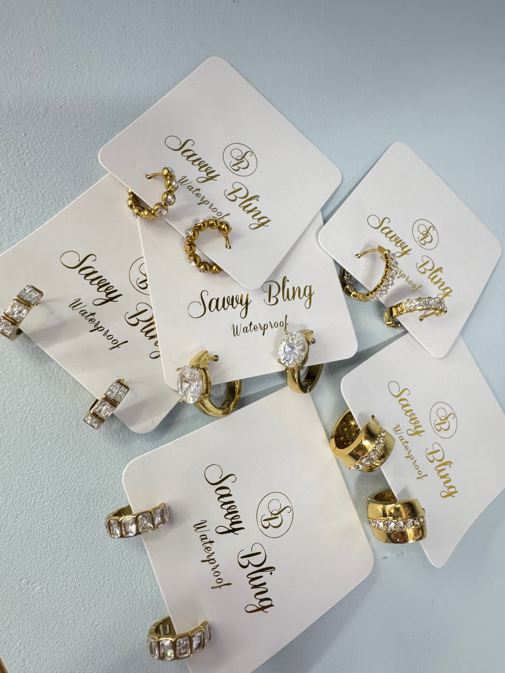 Savvy Bling Hoop Earrings!