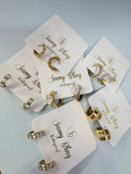 Savvy Bling Hoop Earrings!