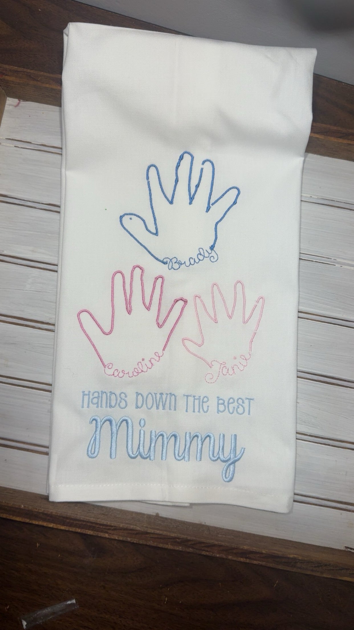 Custom hand towel