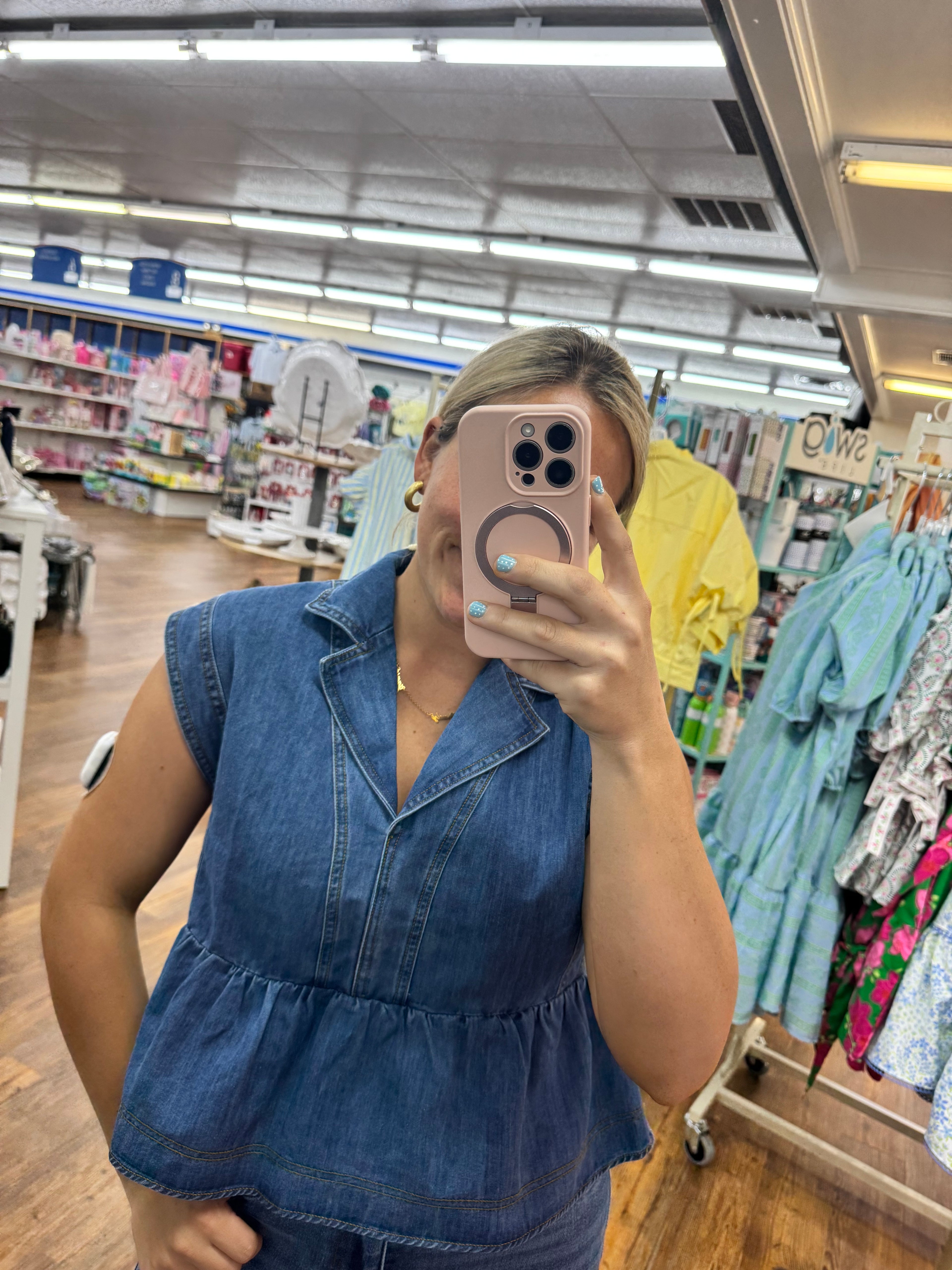 Blue Jean top