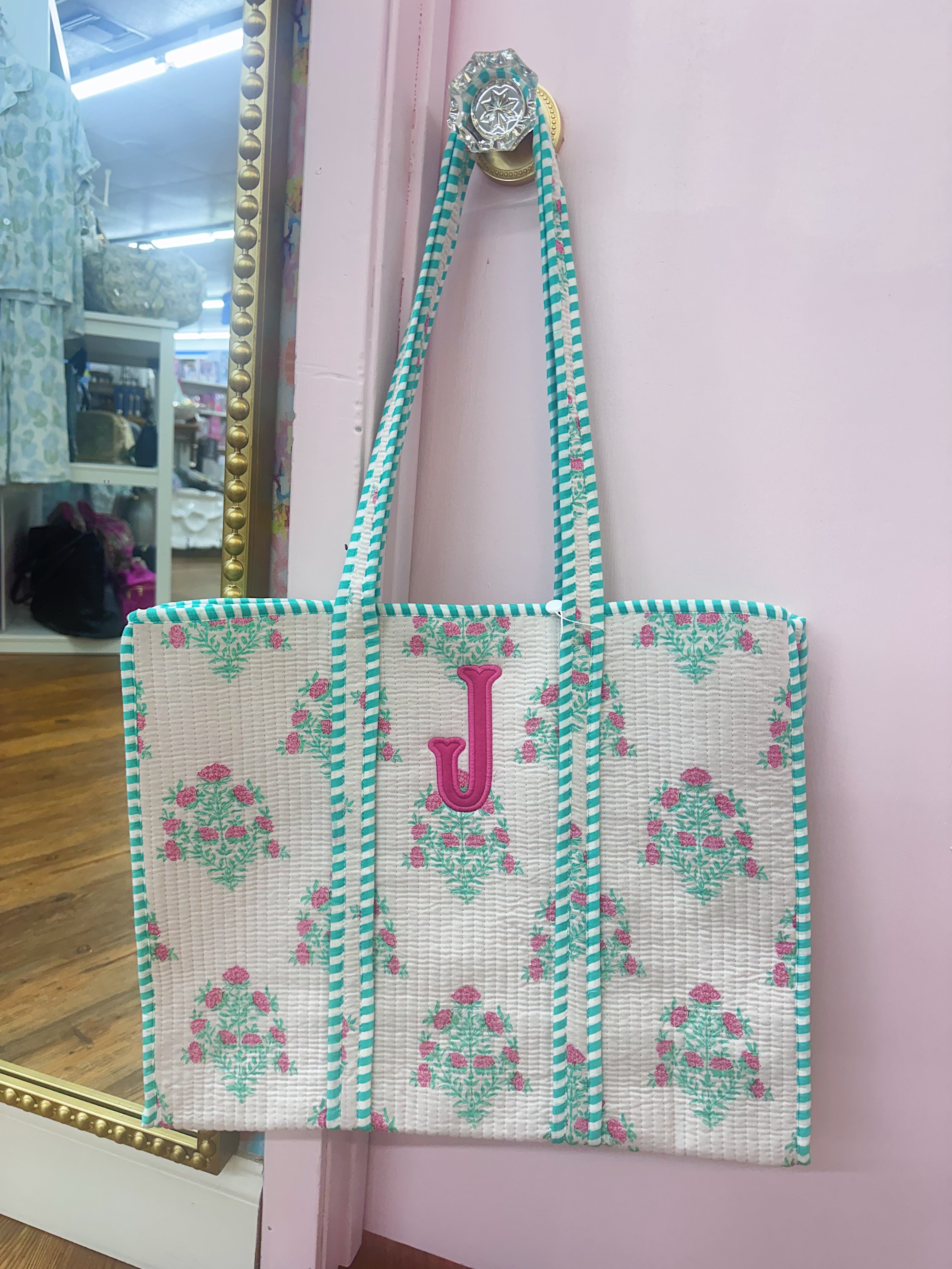 Pink + teal bag!🩷