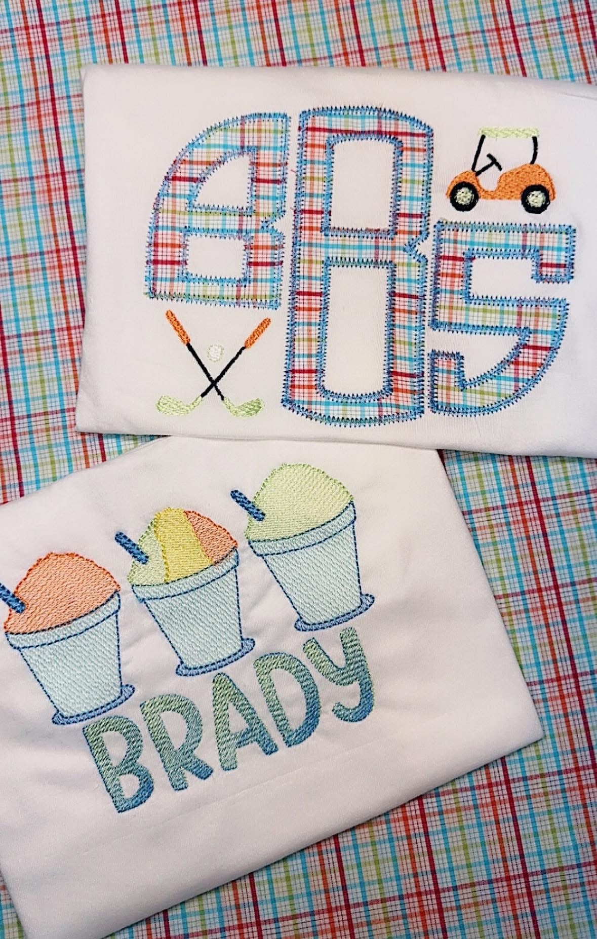 Custom monogram Tshirt