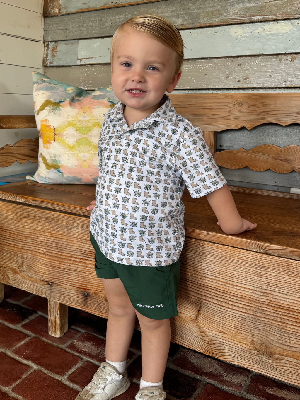 Properly tied SOLID mallard shorts