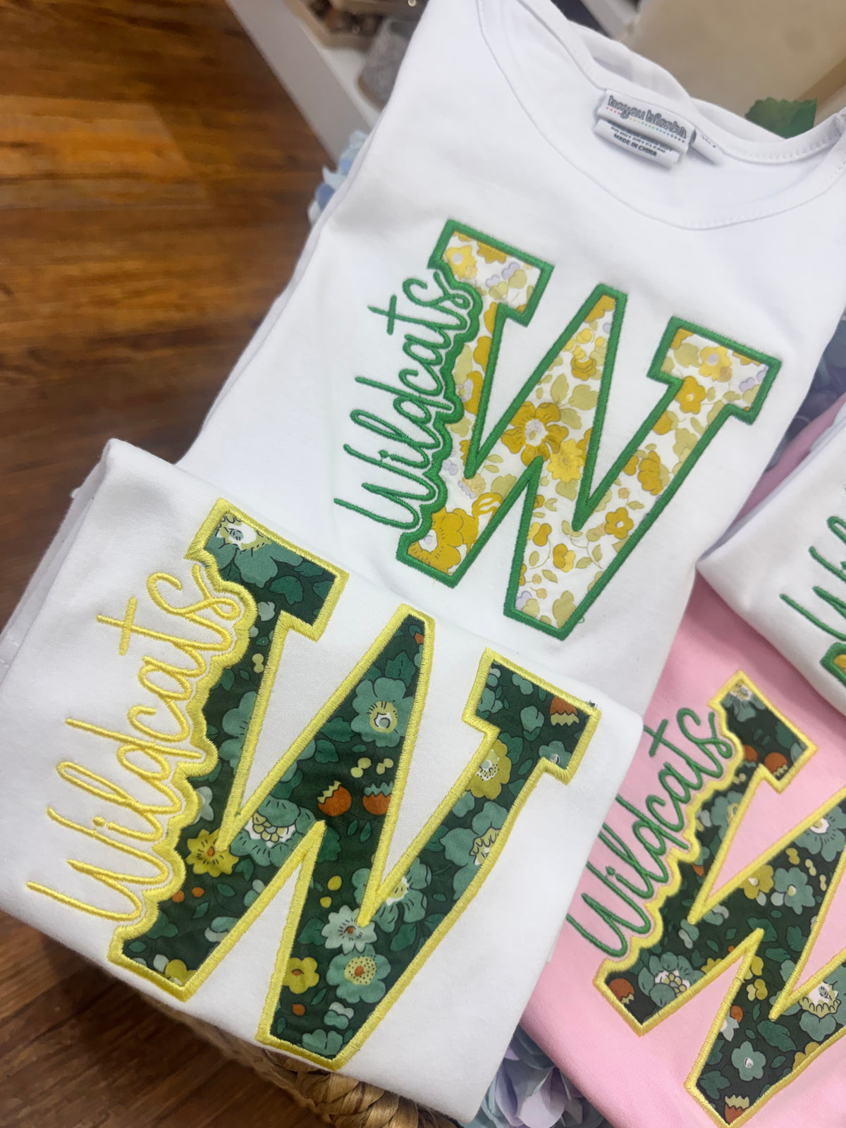 Monogramed Silliman spirit shirt