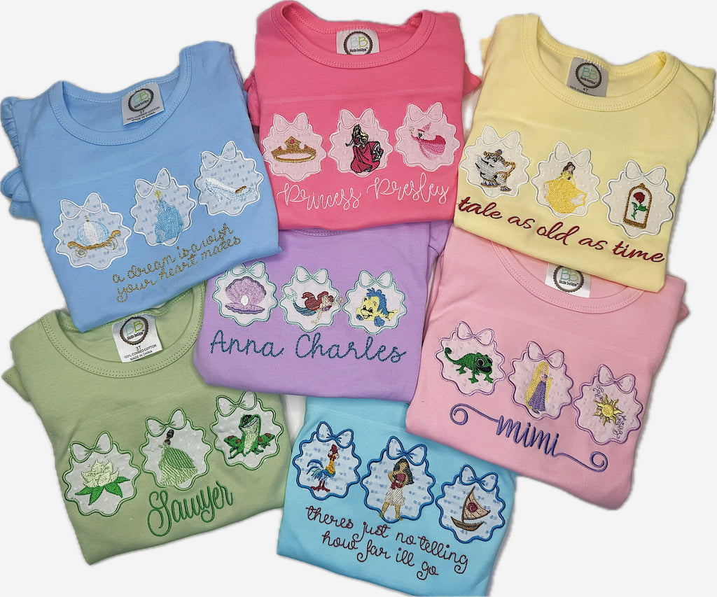 PRINCESS ruffle tshirts