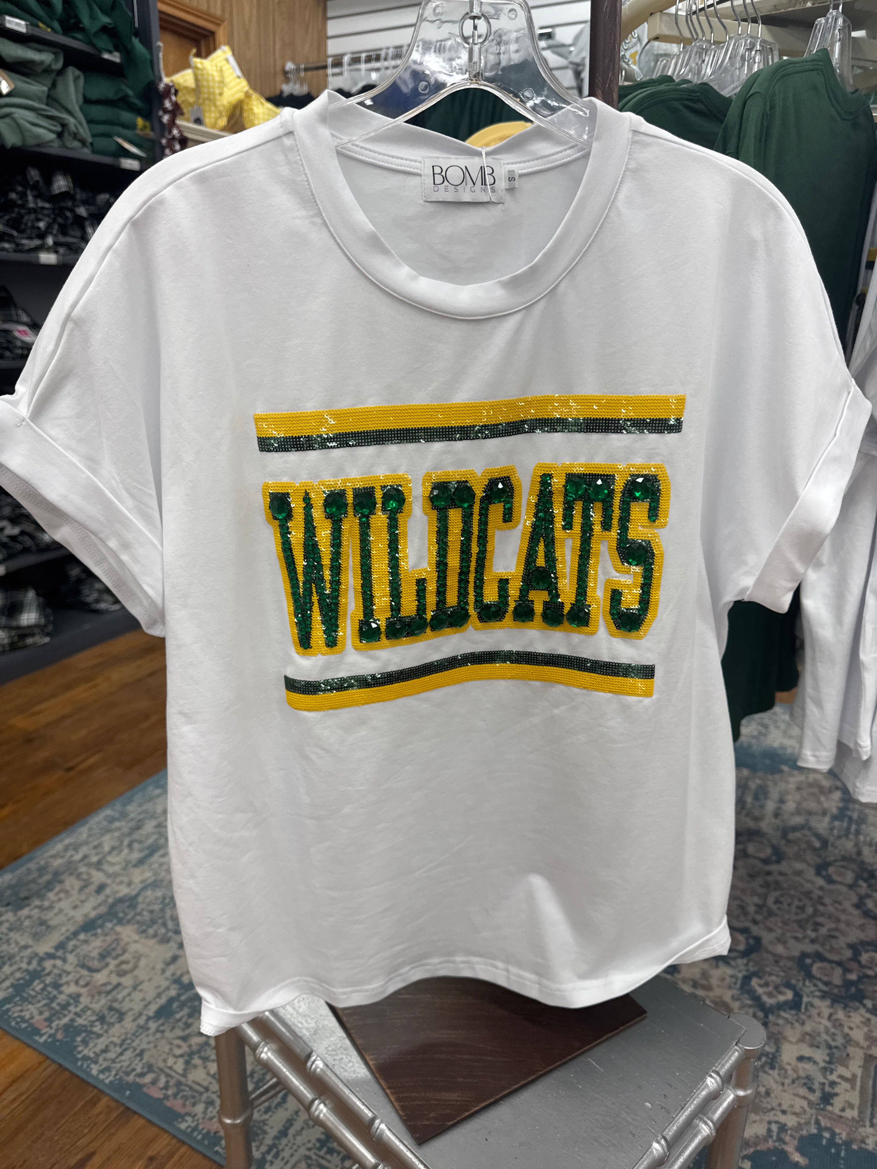 BOMB Designs bejeweled wildcats