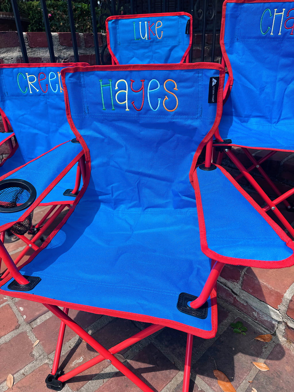 Monogramed Kids Chair