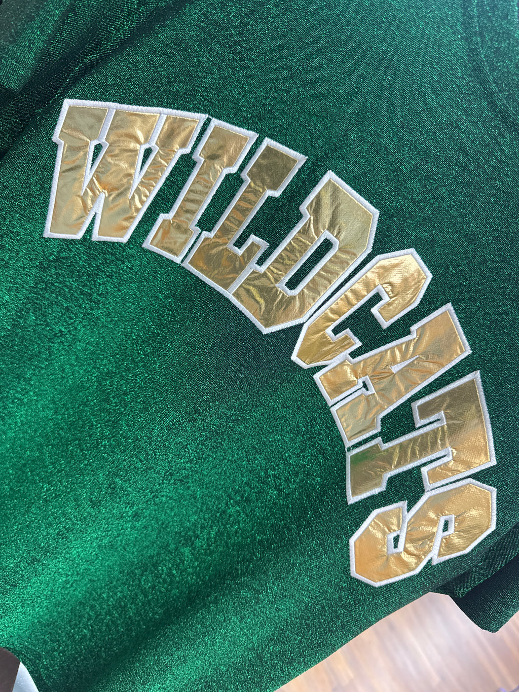 Gold foil wildcats shirt