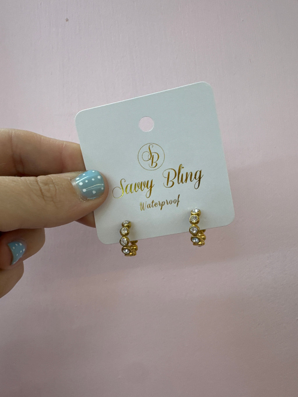 Savvy Bling Hoop Earrings!