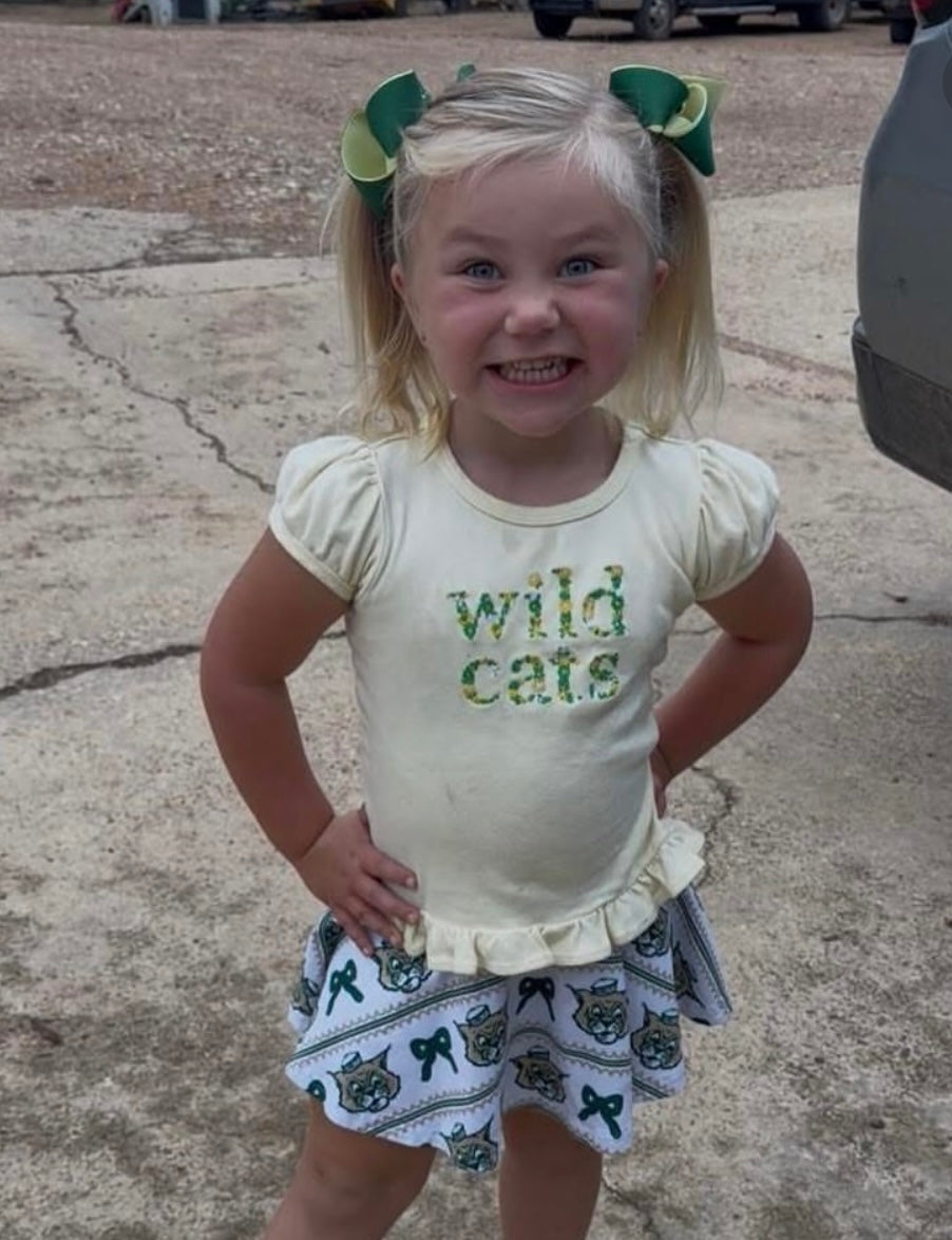 Floral wildcats shirt