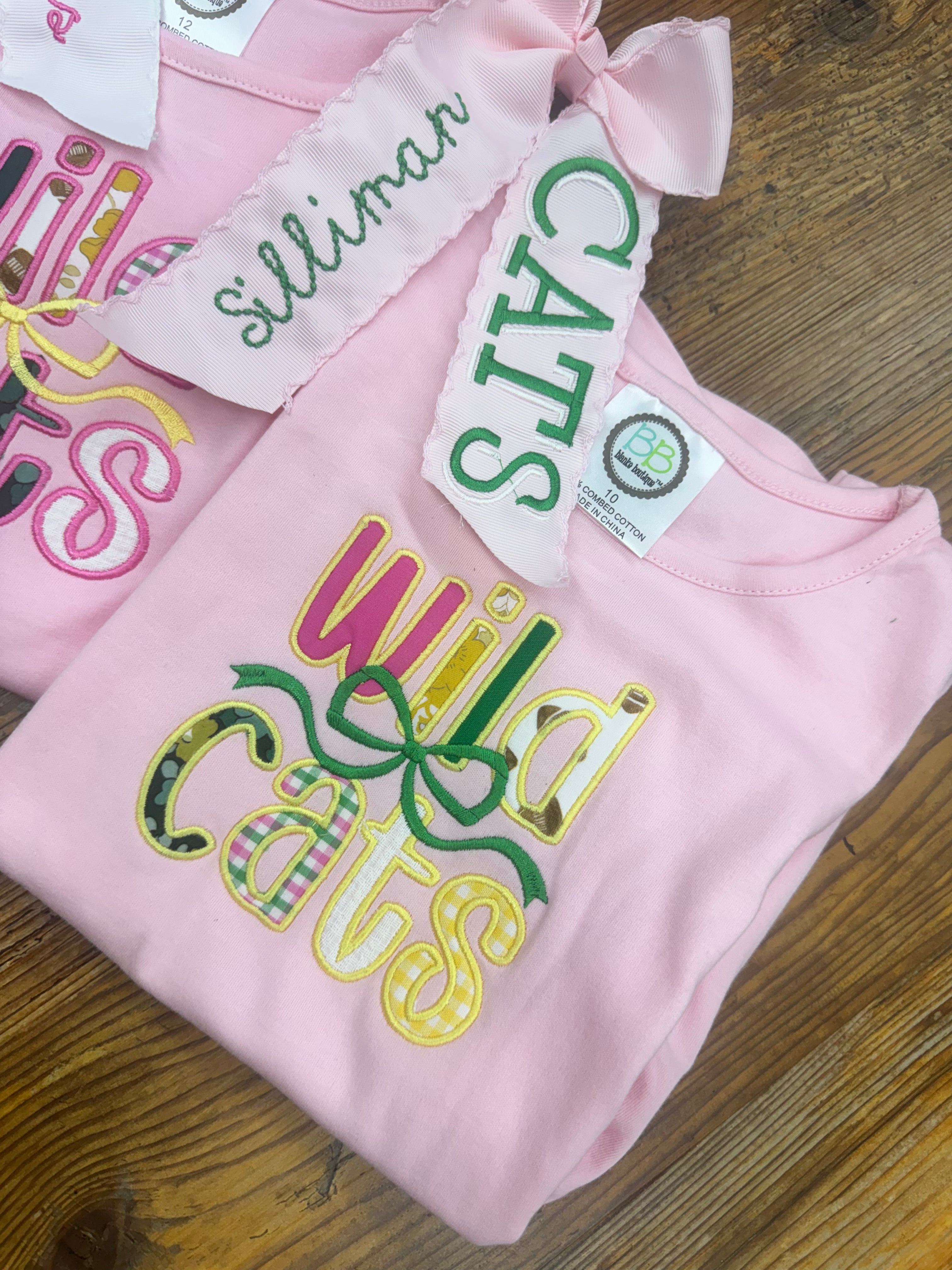 Monogramed Silliman spirit shirt