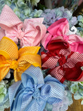 XLARGE GINGHAM bow