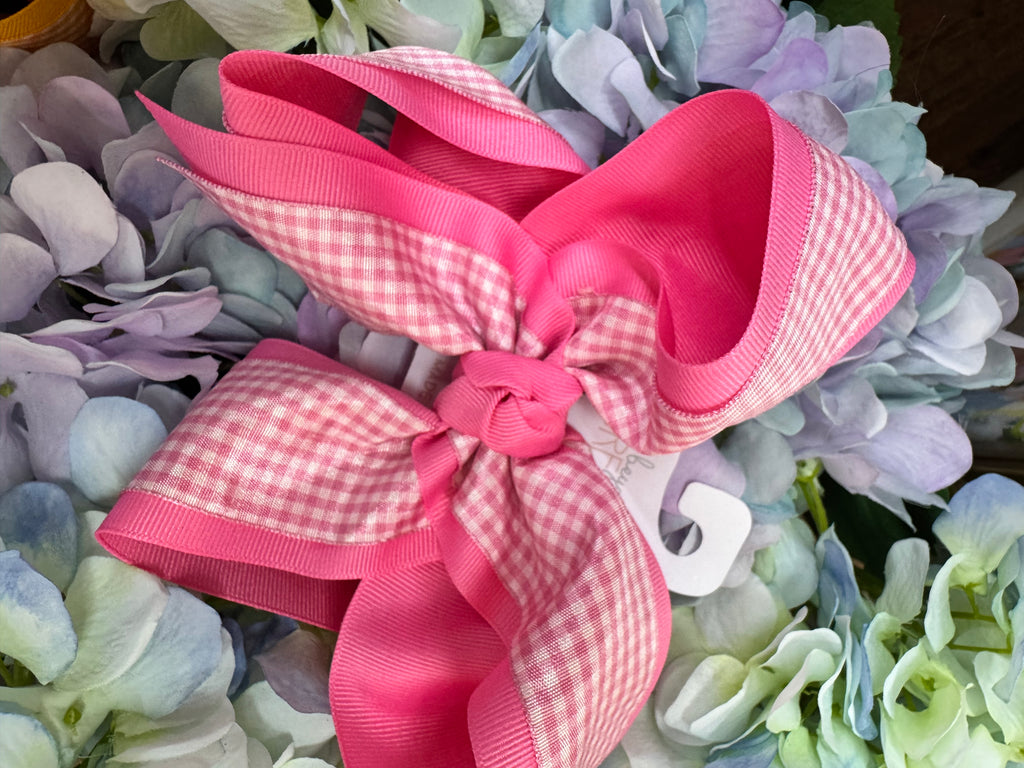 XLARGE GINGHAM bow