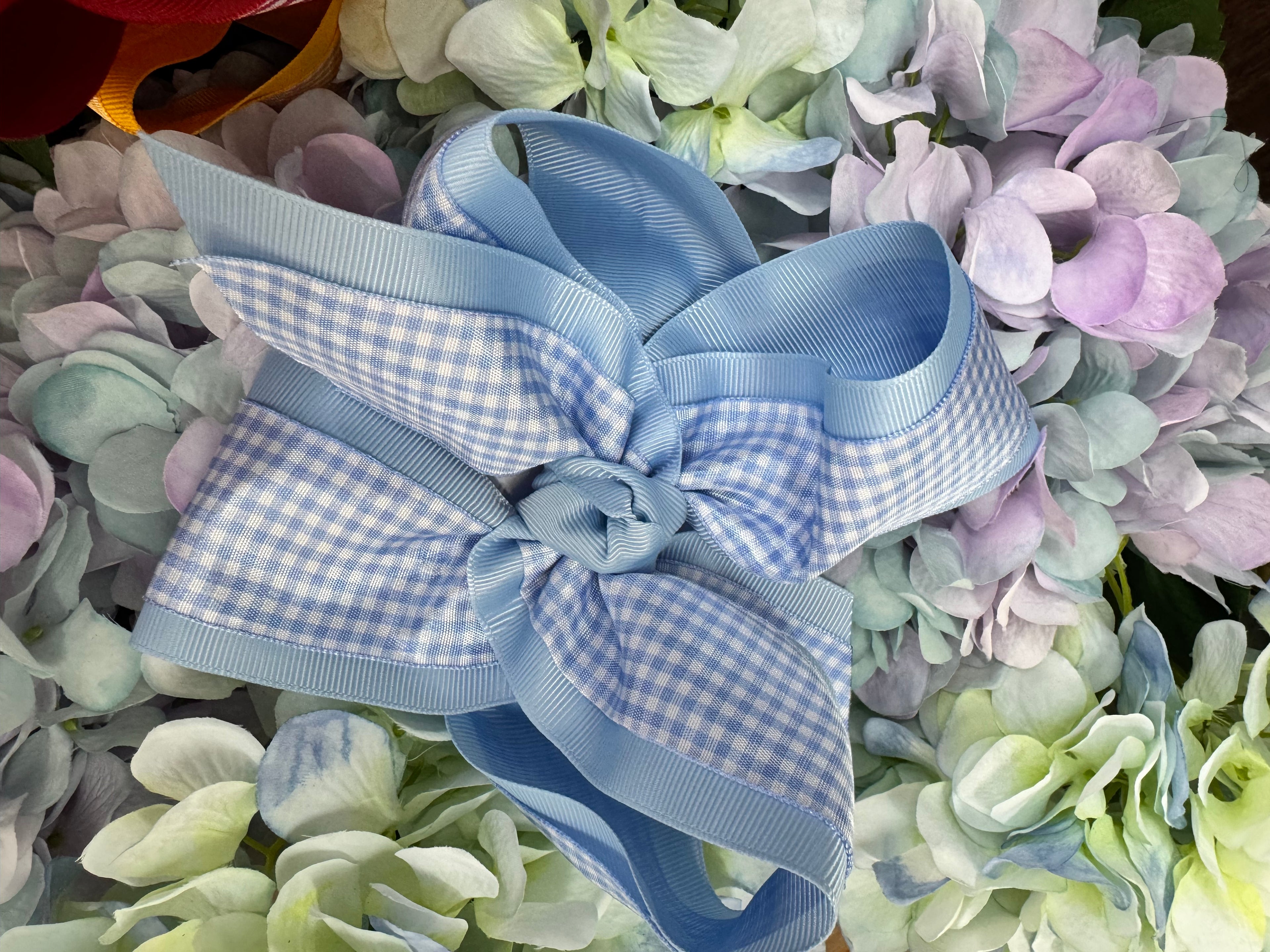 XLARGE GINGHAM bow