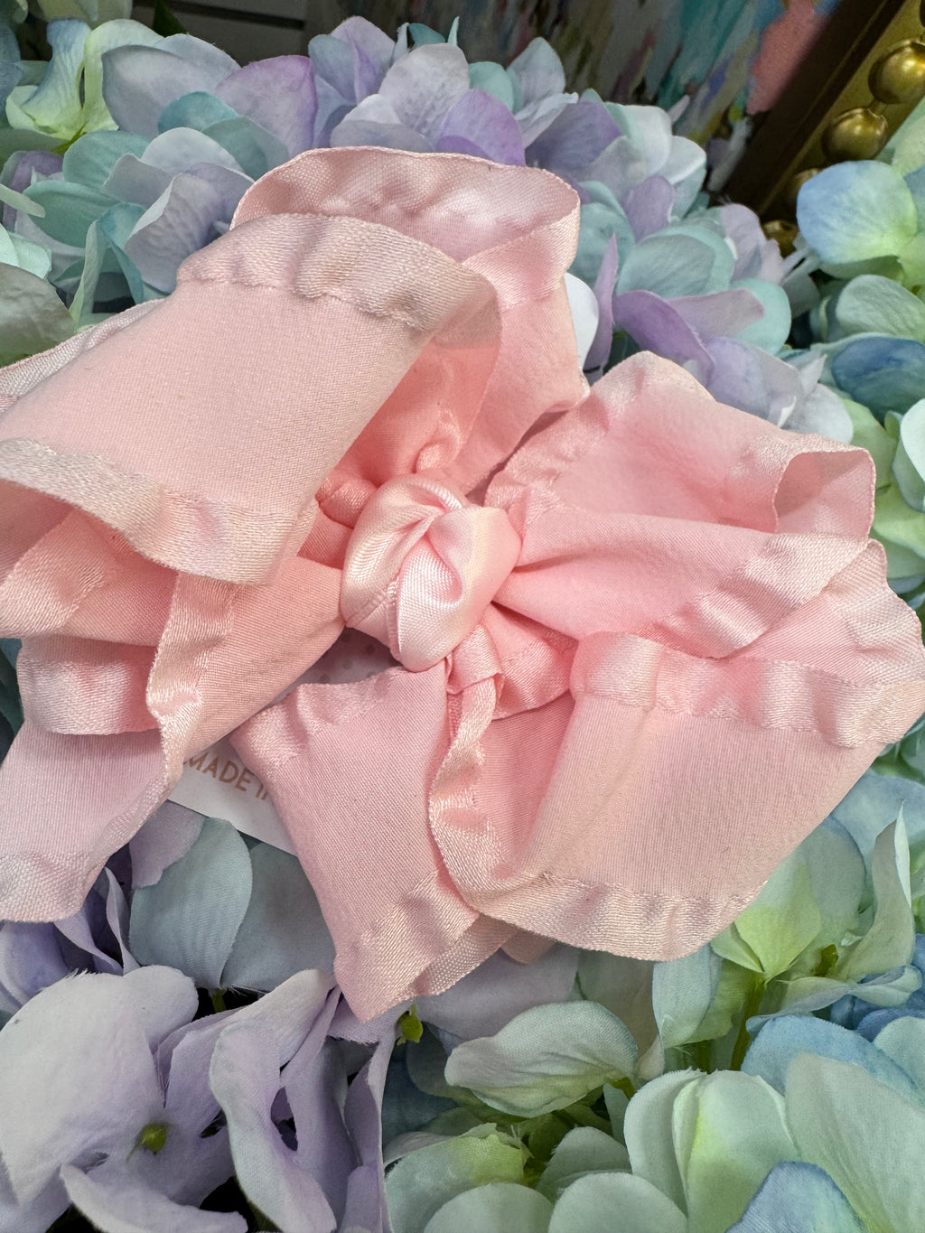 Double ruffle bow
