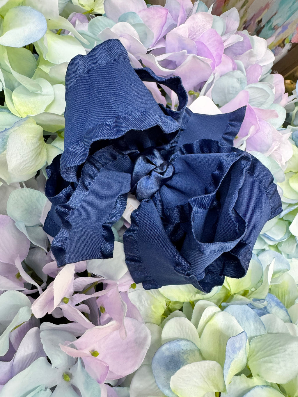 Double ruffle bow