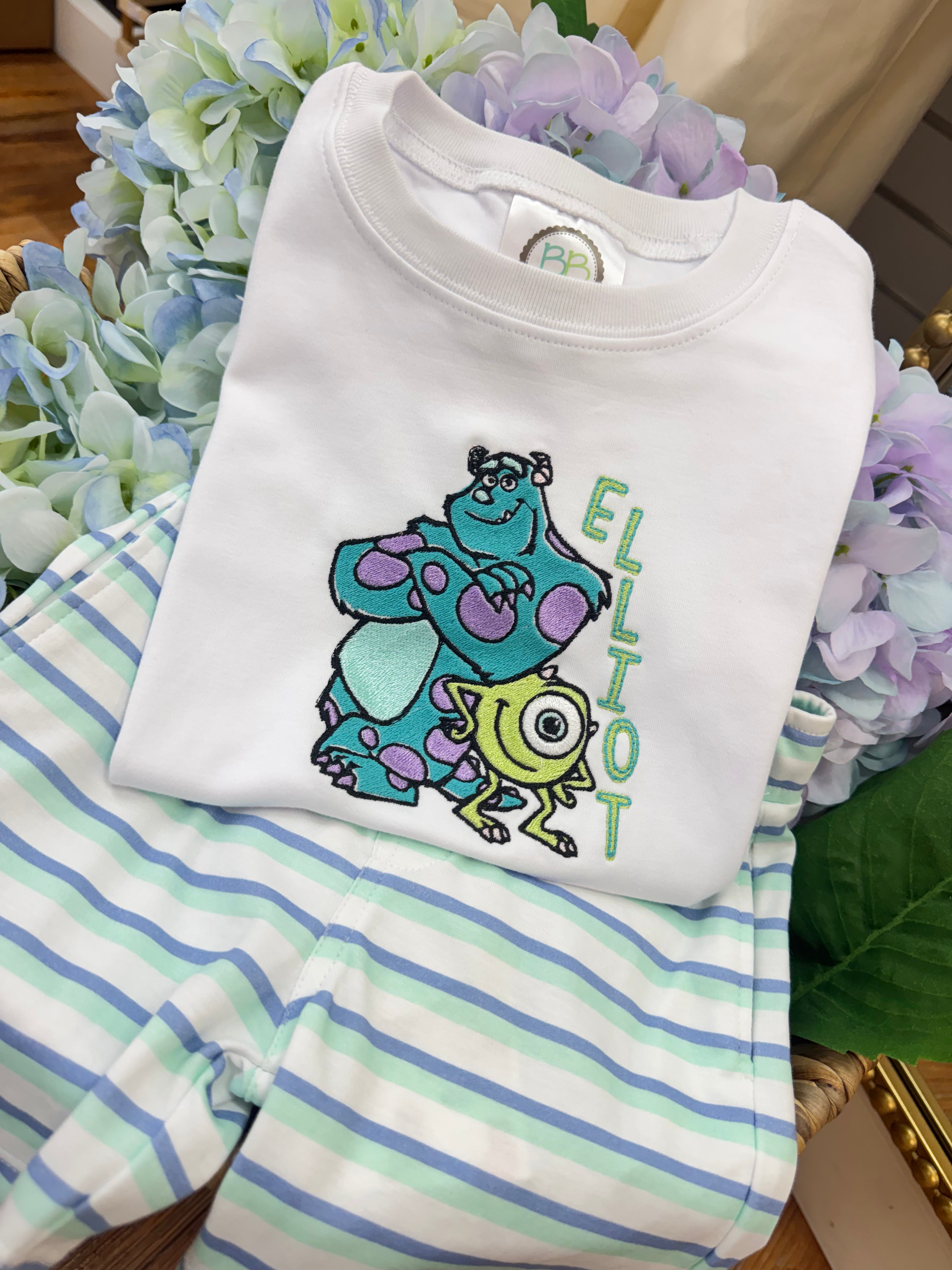 Custom monogram Tshirt