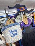 Monogramed Halloween bag