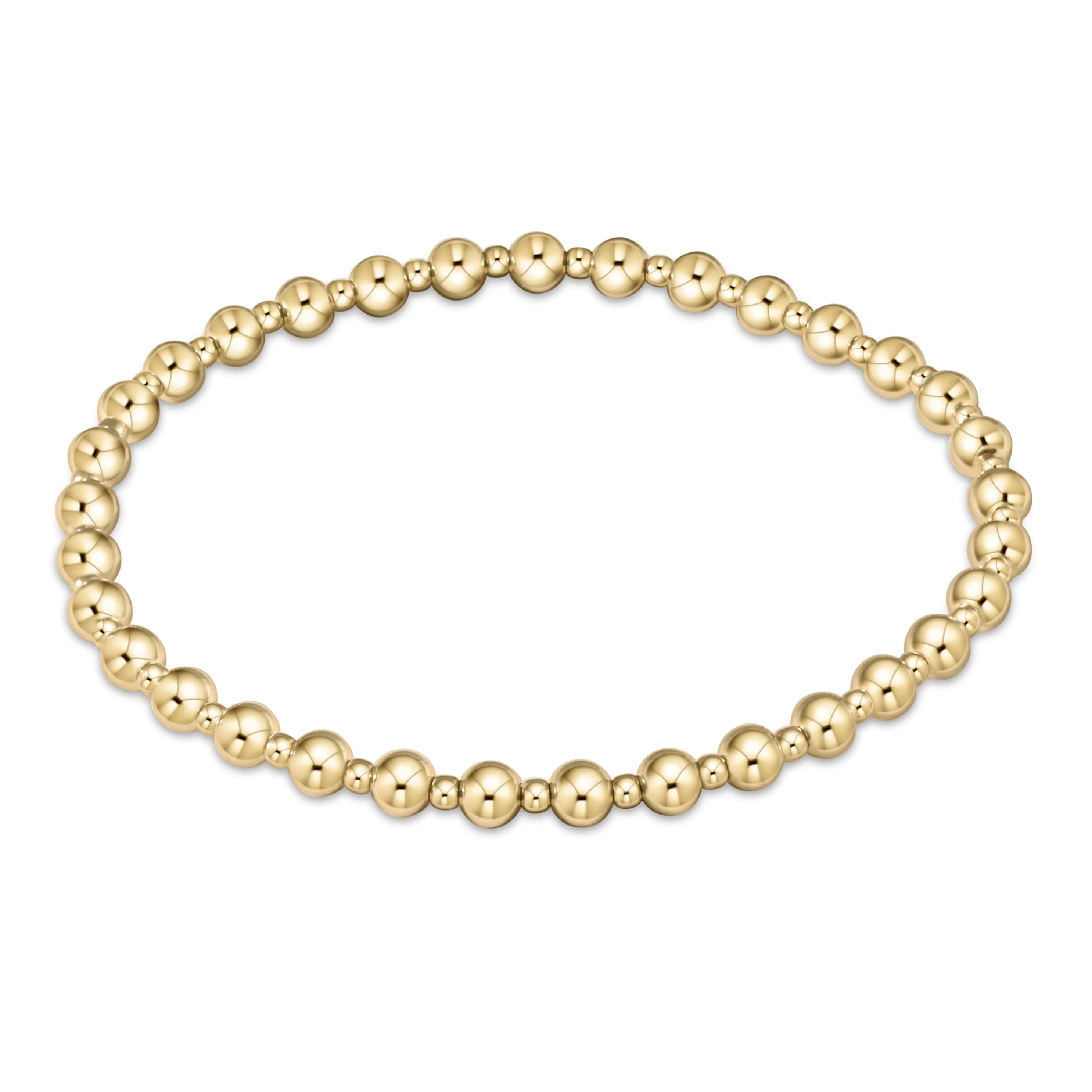 ENEWTON grateful gold 4mm bracelet