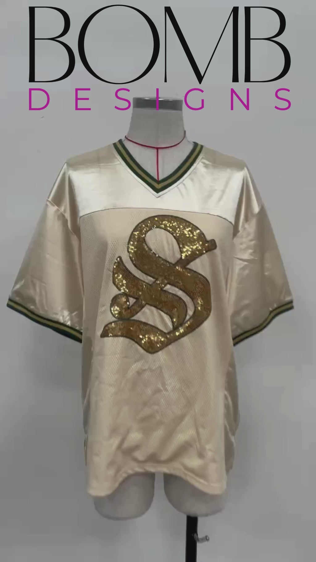BOMB champagne jersey