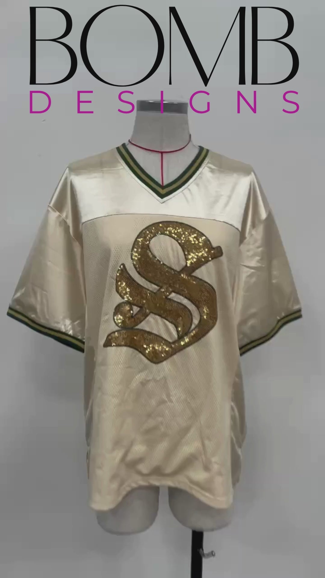 BOMB champagne jersey